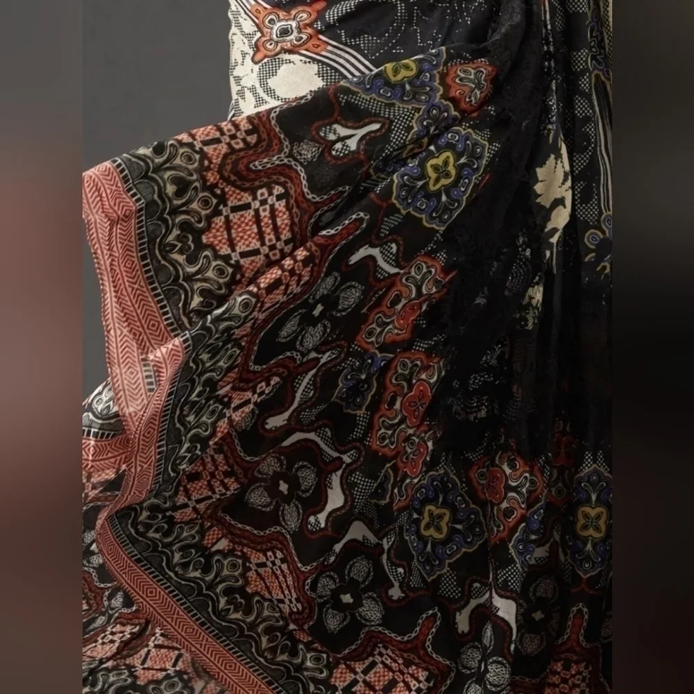 NWOT Anthropologie BHANUNI by JYOTI Tiered Maxi Dress Size 2P - Picture 2 of 7